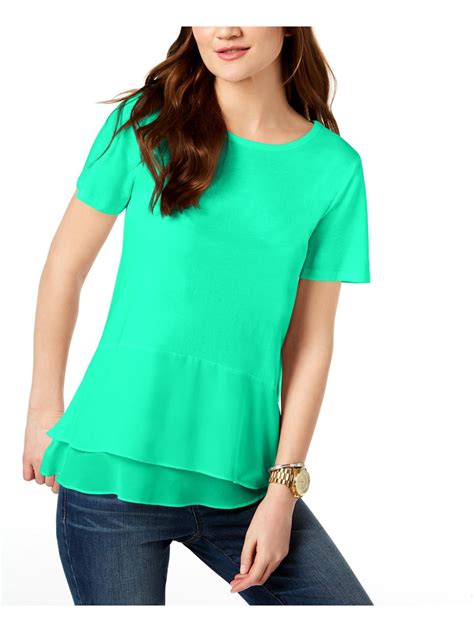 michael kors short sleeve top